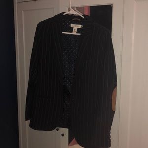 Forever21 navy blue striped blazer